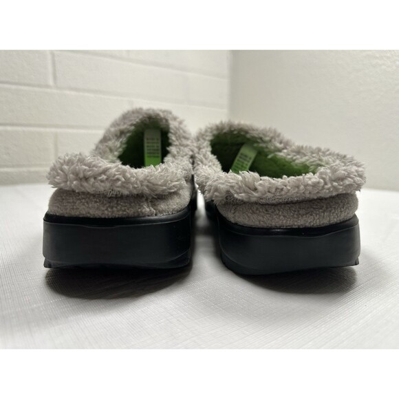 Men\'s OOFOS OOcoozie Recovery Vegan Sherpa Slip On Mule Slippers Size 11 Tawny main image 4